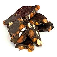 Keto Sugar Free Bark, Dark Chocolate Hazelnuts | Stevia Sweetened Chocolate Candy 1g Net Carb, 80% Cocoa | Gluten & Dairy Free Vegan Paleo Friendly Diabetic Snack for Adults, 6 oz (Pack of 1)