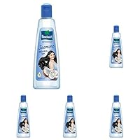 Parachute Advansed Jasmine Enriched Coconut Hair Oil - 10.1 fl.oz. (300ml) - Gives Strong, Shiny Hair (Pack of 5)