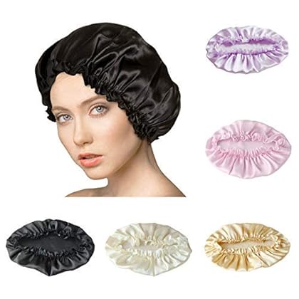 Silk Night Cap by One Planet - Head Cover Bonnet for Beautiful Hair - Wake Up Perfect Daily!