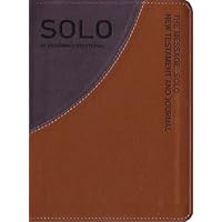 The Message SOLO New Testament and Journal Tan/Gray Leather-Look: An Uncommon Journal (The First Book Challenge)
