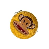 paul frank circle coin case made in Japan yellow