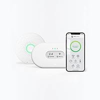 Airthings View Plus & Wave Plus - Multi Room Air Quality Monitor with Radon, PM 2.5, CO2, VOC, Humidity & Temperature Detector, Mobile APP, Wi-Fi, Alerts & Notifications