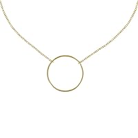 Gold Plated Necklace and Its Circle