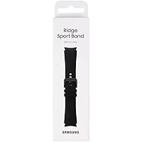Samsung Ridge Sport Band for Galaxy Watch4 & Classic (20mm) (Medium/Large, Black)
