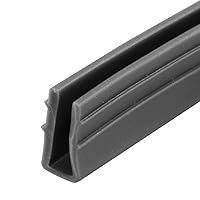 Prime-Line P 7738 0.18 In. x 200 ft. Gray Vinyl Glass Glazing Channel (1 Roll)