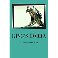 KING'S COBRA | introduction of snake: lined journal notebook of cobra in his garden