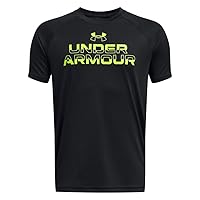 Under Armour Boys' Tech Split Wordmark Short Sleeve T Shirt