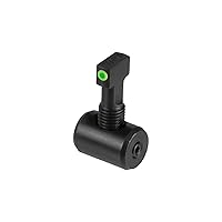TRUGLO TG231AK1 Tritium Rifle Front Sight | Compact Durable Highly Visible Bright Glowing Tactical Gun Sight with Windage Drum & Adjustment/Installation Tool