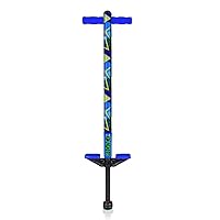 Flybar Jolt Pogo Stick for Kids Ages 6+, 40 to 80 Pounds, Perfect for Beginners, Easy Grip Foam Handles, Anti-Slip Foot Pegs, Outdoor Toys for Boys, Jumper Toys for Girls, Outside Toys for Kids