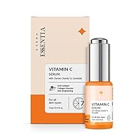 yellow silver Vitamin C Serum With Mandarin Clear & Pure Ethyl Ascorbic Acid | For Glowing Skin, Wrinkles, Aging & Dark Spots | For Men & Women | 15ml.