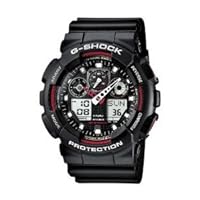 Casio Men's Combi Watch Ga-100-1A4Er with G-Shock Resin Strap [Parallel import goods]