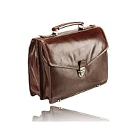 Men's Thor Front Lock Business Case, Brown, One Size