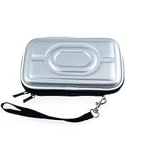 Travel Carrying Protective Cover EVA Hard Case Storage Bag Replacement for Game Boy Advance Color Pocket GBA GBC GBP Console for Nintendo DS Lite NDSL NDSi (Silver)