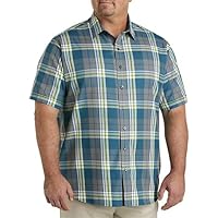 DXL Synrgy Men's Big and Tall Large Plaid Sport Shirt