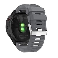 26mm Width Outdoor Sport Silicone Replacement Watch Strap For Garmin Fenix 5X Plus 6X Pro 3 HR Band Wristband Watchband Bracelet