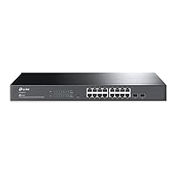 TP-Link TL-SG2218 | 16 Port Gigabit Smart Managed Switch, 2 SFP Slots | Omada SDN Integrated | IPv6 | Static Routing | L2/L3/L4 QoS, IGMP & LAG | 5 Year Manufacturer Warranty