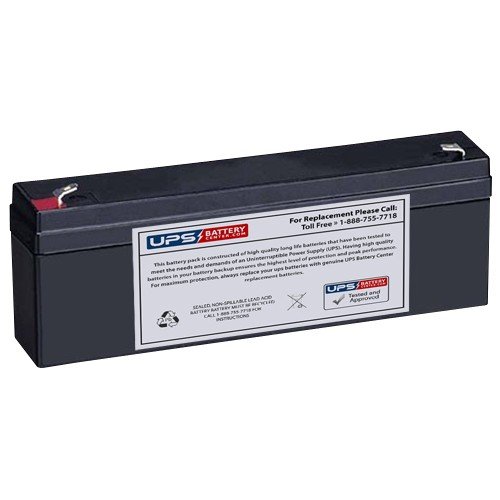 12V 2.6Ah Sealed Lead Acid Rechargeable Replacement Battery with F1 0.187" Terminals