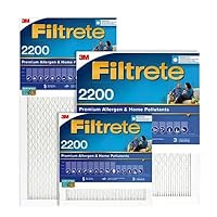 Filtrete Elite Allergen Healthy Living #2200, 20x20x1 (3 Pack)