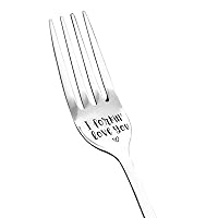 Funny Forks Gifts for Boyfriend Girlfriend Anniversary Birthday Gifts for Wife Husband I Forking Love You Fruit Dessert Forks Gifts for BFF Best Friend Sisters Christmas Presents