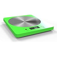 Electronic Scale 5kg Colour Household Kitchen Scale Electronic Food Scales Diet Scales Measuring Tool Slim LCD Digital Electronic Weighing Scale Scale Portable (Color : Green)