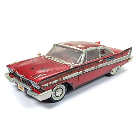 Auto World 1958 Plymouth Fury Christine Dirty/Rusted Version 1/18 Diecast Model Car AWSS119