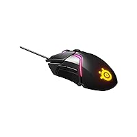 Rival 600 Gaming Mouse - 12,000 CPI TrueMove3Plus Dual Optical Sensor - 0.5 Lift-off Distance - Weight System - RGB Lighting,black