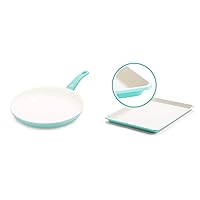 GreenLife Soft Grip Healthy Ceramic Nonstick, Frying Pan, 12