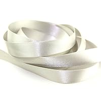 10mm Double Faced Satin Ribbon 18 Silver Grey - per metre