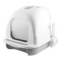 Cats Toilet Cats Bedpan Anti Splash Cats Litter Box Fully Enclosed Portable Large Space Pet Toilet Products
