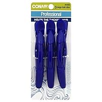 Conair Styling Essentials Clips, Professional, Mega Hold, 3 Count Conair Styling Essentials Clips, Professional, Mega Hold, 3 Count