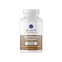 10 Mushroom Supplement for Mental Clarity, Focus & Immune Support - Functional Mushroom Nootropic Supplement with Lions Mane Extract, Cordyceps, Turkey Tail & More