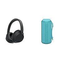 Sony WH-CH720N Noise Canceling Wireless Headphones Bluetooth Over The Ear Headset & SRS-XE200 X-Series Wireless Ultra Portable-Bluetooth-Speaker