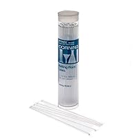 Corning 9530-1 Pyrex Capillary Melting Point Tube, Both Ends Open, 1.5 mm-1.8 mm OD, 0.2 mm Wall Range (Pack of 100)