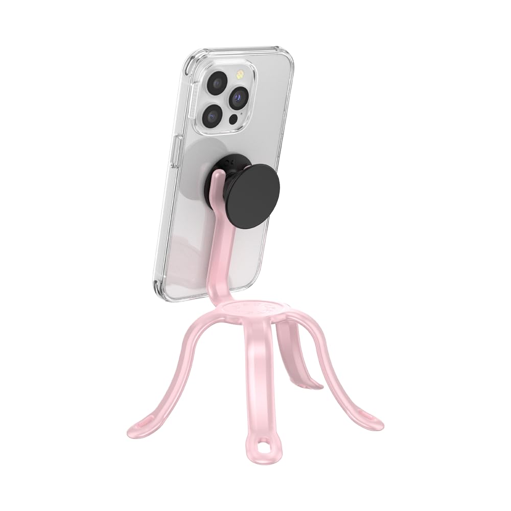 PopSockets Flexible Phone Mount & Stand, Phone Tripod Mount, Universal Device Mount - Flex-Pinky