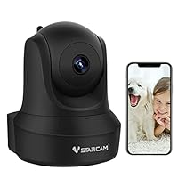 VSTARCAM Indoor Security Camera, 1080P HD WiFi Camera, Baby Camera, Pet Camera, Baby Monitor with Night Vision 2-Way Audio, Dog Camera with Phone APP, Motion Detection & Cloud Storage