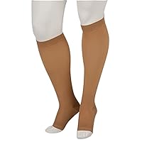 Juzo Basic Knee High 15-20 mmHg Compression Stocking, Open Toe