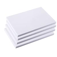 GOONSDS Foam Board for DIY Supplies, for Carving, Sculpture,Signboards, Arts and Crafts, Framing, Display 20Cmx30cm,White,Thickness 4mm 4pcs