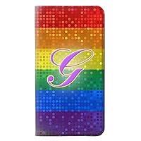 RW2899 Rainbow LGBT Gay Pride Flag PU Leather Flip Case Cover for Samsung Galaxy A3 (2017)