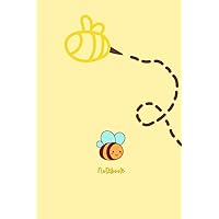 Bee Notebook Journal A5: Cute Honey Bee Notepad for Girls Teens Kids, Bee Gifts for Her Women, Bumble Bee Stationery for School Work, Bee Diary ... Daily Planning Writing, 120 Lined Pages 6