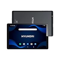 HYUNDAI Hytab Plus 10 Inch Android Tablet - HD Display, 3GB RAM 32GB Storage Quad-Core, Android 11, Fast AX WiFi, MicroSD Slot, 6000 mAh with Screen Protector, Stylus and Wire Earbuds Included