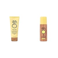 Sun Bum Original SPF 50 Sunscreen Face Lotion 3oz & Roll-On Lotion 3oz Bundle | Vegan and Hawaii 104 Reef Act Compliant