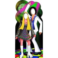 Disco Couple Stand In - Stand In Lifesize Cardboard Cutout / Standee / Standup