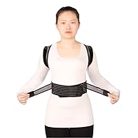 thin Adult back Correction belt Shoulder Hunchback Correction (Color : D, Size : L code)