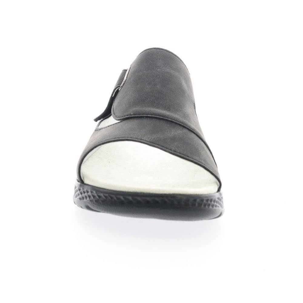 Propet Womens Travelactiv Sedona Slide Athletic Sandals Casual - Black