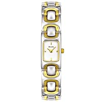 Bulova Women's 98T54 Two-Tone White Dial Watch
