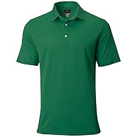 Greg Norman Gn Collection Men's Freedom Micro Pique Golf Polo Dark Green L