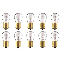CEC Industries #1129 Bulbs, 6.4 V, 16.832 W, BA15s Base, S-8 Shape (Box of 10)