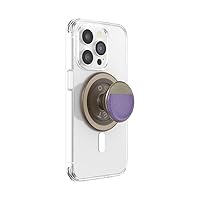 PopSockets Phone Grip with Expanding Kickstand, Compatible with MagSafe, Adapter Ring for MagSafe Included, Wireless Charging Compatible - Stoneware Lavender