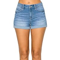 Butt I Love You Repreve High Waisted Sustainable Denim Shorts