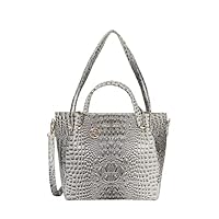 Pelle Luxur Women Luxury Leather Handbag Purses Crocodile Pattern Duxbury stachel converible top-handle Bag